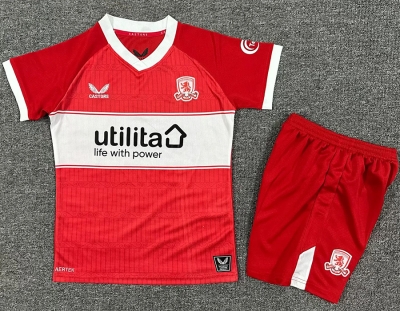 2526 Middlesbrough Home kids Soccer Jersey